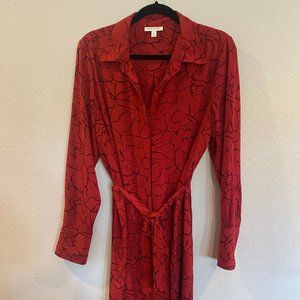 Prolouge red pattern - vintage look dress